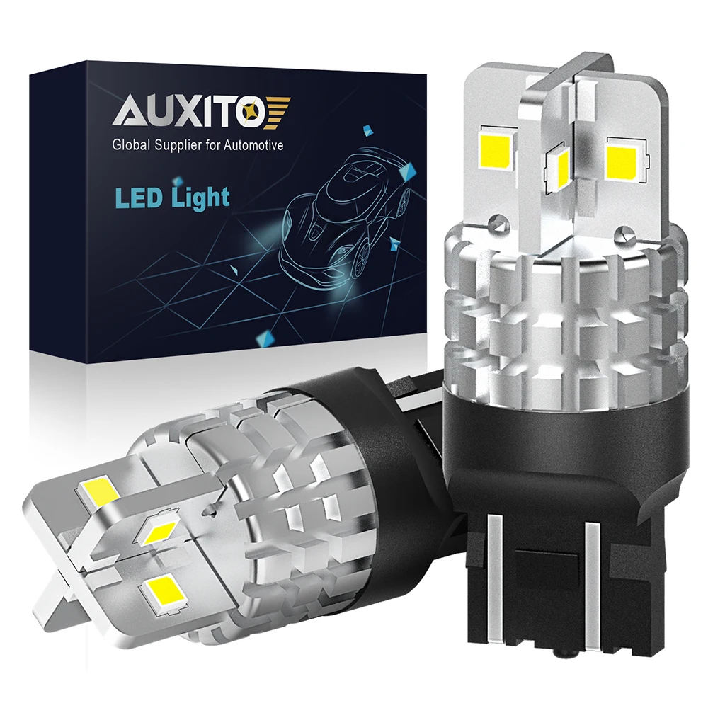 2 шт. T20 светодиодный светильник CANBUS 7443 7440 W21W W21/5 W 3030SMD автоматический светодиодный задний фонарь DRL автомобильный светильник сигнала поворота 6000K белый