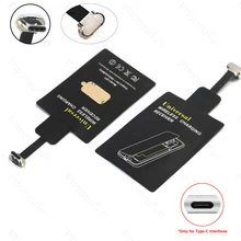 Обновленный Qi беспроводной зарядный USB-C приемник для samsung Galaxy A50 A30 A20S A5/A3/A7/ для Xiaomi Honor 9 8 usb type C чип