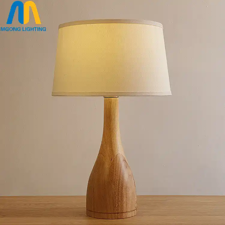 wooden table lamp