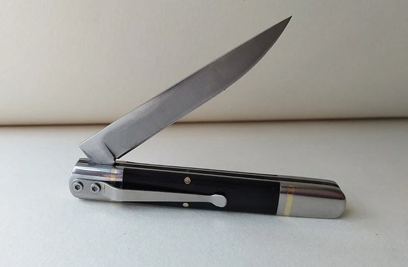 Очень острый маленький складываемый карманный нож большой стилет охотничий нож деревянная ручка Открытый приспособления для украшения