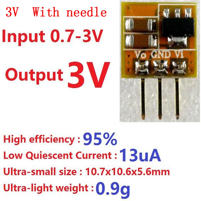 0,7-5 в до 3 в 3,3 В 5 В DC повышающий преобразователь напряжения Повышающий Модуль - Цвет: 3V