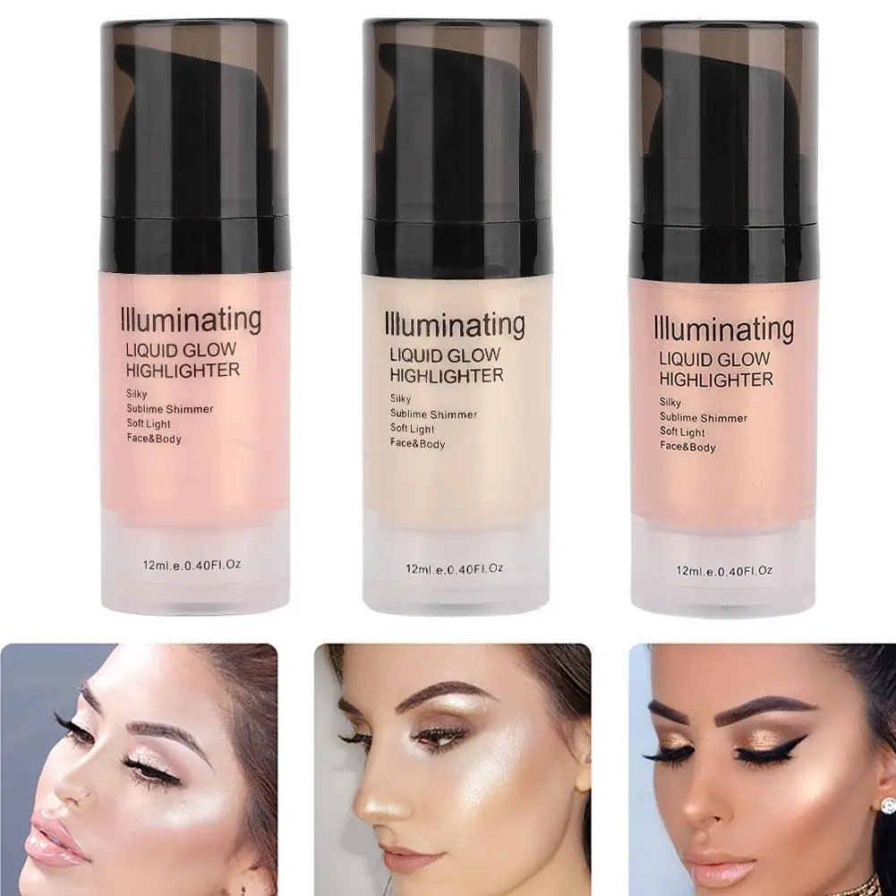 SACE LADY 3 цвета Shimmer iluminador maquiagem жидкий текстовый маркер контурный крем для осветлитель для лица глаз Бронзовый хайлайтер макияж