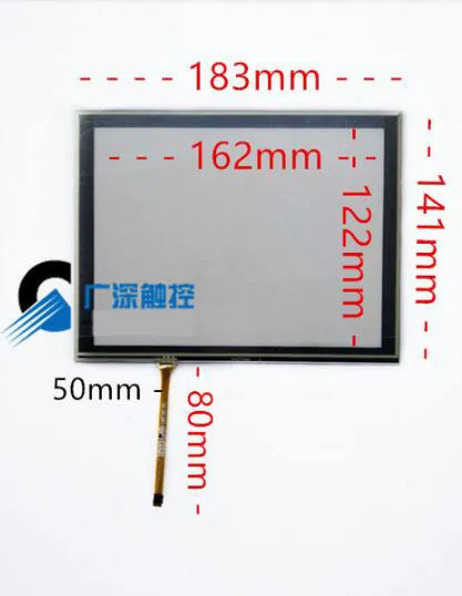 

8 inch standard4:3 touch screen machine for vehicle DVD navigation GPS 183*141