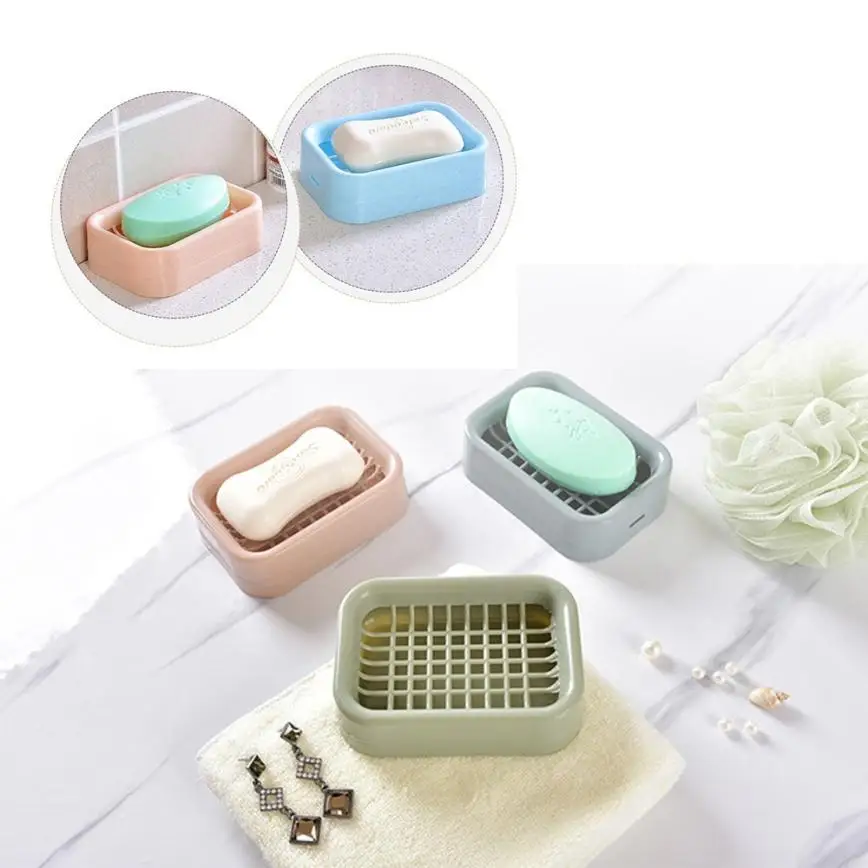 Fashion 8 Colors 2018 New Travell Plastic Soap Dish Box Case Holder