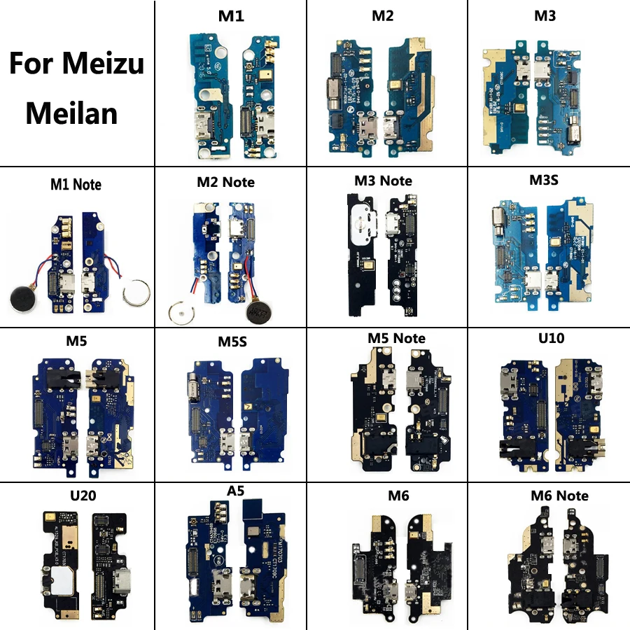 Плата подключения Micro Dock USB порт для зарядки замена Meizu Meilan M1 M2 M3 M5 M6 Note M3S M5S U10 U20