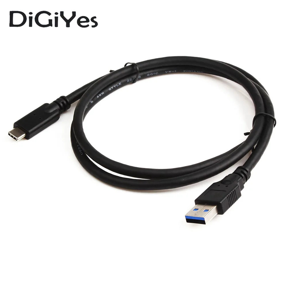 

DiGiYes 1M / 3.3Ft USB 3.1 Type C to USB 3.0 Type A Cable Usb C to Usb A Male Data Sync Fast Charging Cord for TypeC Devices