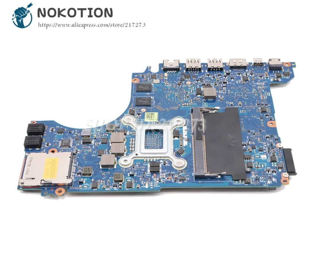 NOKOTION для Dell XPS 14Z L412 Материнская плата ноутбука PLW00 LA-7451P CF-0F2DV7 0F2DV7 основная плата GT520M I7-2640M Процессор