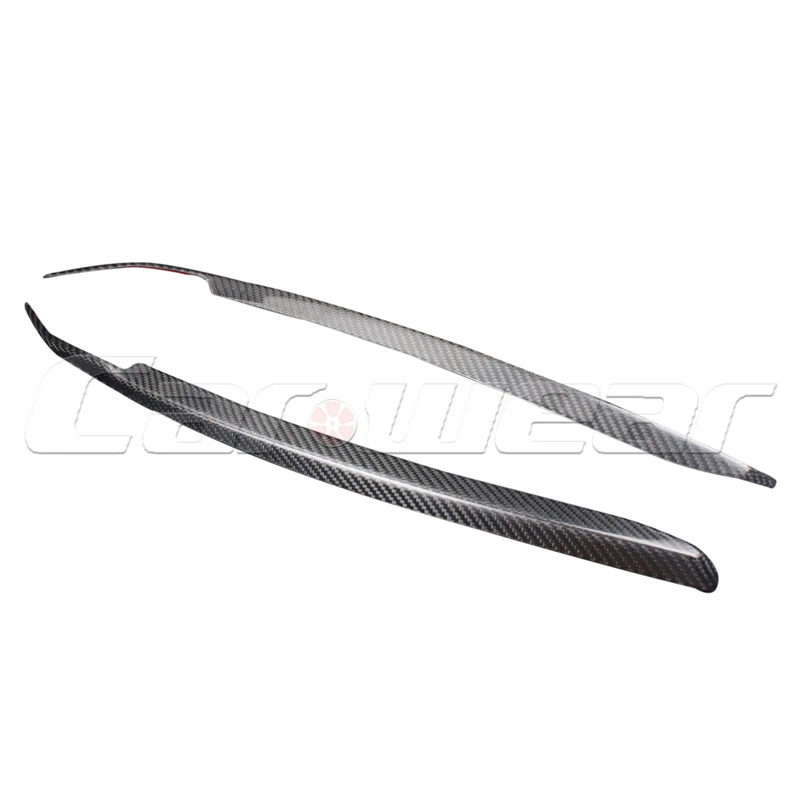 Silvia S14 Carbon Fiber Car Headlight Eyelid Eyebrows Cover Trim Sticker for Nissan Silvia S14 1996-1998 high quality carbon fiber decoration headlight eyelids eyebrows cover trim 2pcs fit for nissan 350z z33 coupe 2003 2008