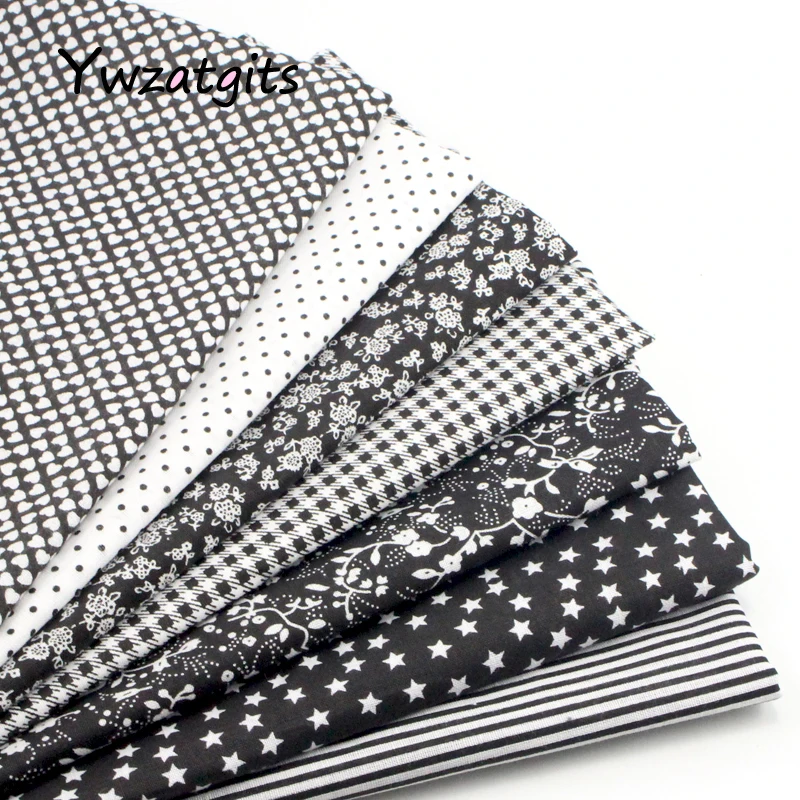 Buy ywzatgits Black Range Cotton Quilting Fabric for