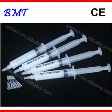 10 шт./партия 10 мл не пероксид Отбеливание зубов гель, отбеливание зубов шприц гель ЕС рынок, CE/MSDS/