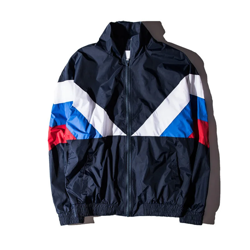 Thin Ma1 Jacket Men Patchwork Bomber Coat Man Zipper Casual Baseball Coats 2019 New