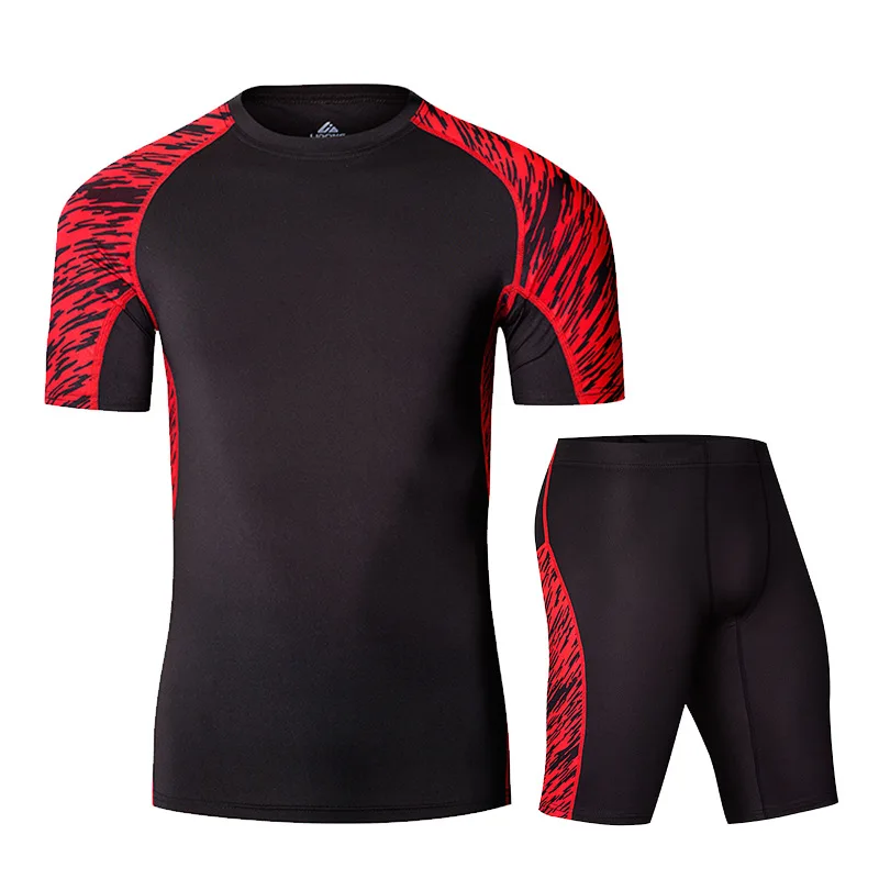LIDONG-2017-Short-Sleeved-Running-Sets-Men-Sport-Tights-Compression-Underwear-Suits-Fitness-Gym-Jogging-Training (2)