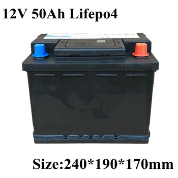

Lifepo4 12v 50ah lifepo4 battery pack Inverter Boost Portable Battery use for car ebike motorbike lead acid battery UPS battery