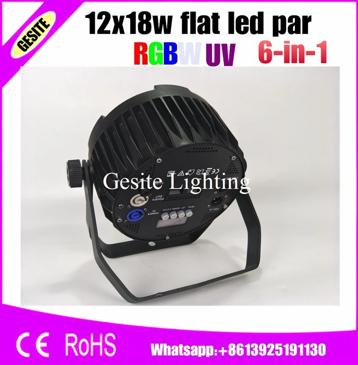 Ip65 Водонепроницаемый 12x18 Вт светодиодный параболический алюминизированный
