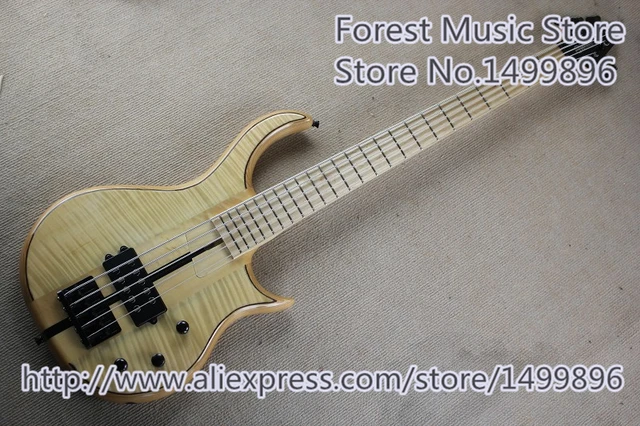 Best price at $352 Cheap Hot Selling 5 String Worrior Bass Guitar Maple Body & Neck As Picture For Sale