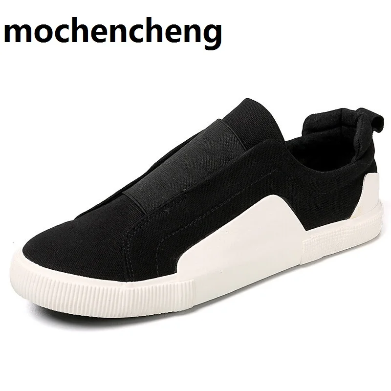

New Men Low Canvas Shoes for Spring autumn Breathable Slip-on Casual Shoes or Male Comfortable wear-resistant soft Lazy Loafers