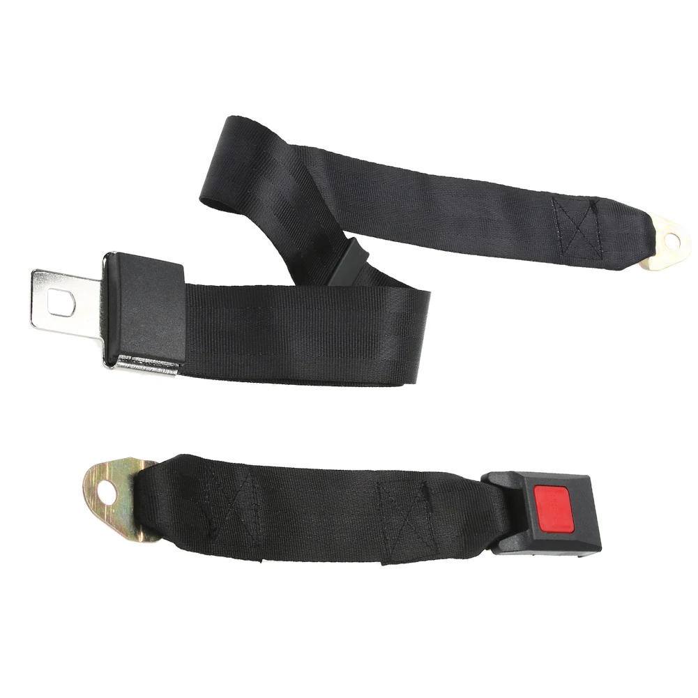 Universal Car Safe Fit Adjustable Seat Belt Car Truck Two Point Seat Belt Lap Safety Belts