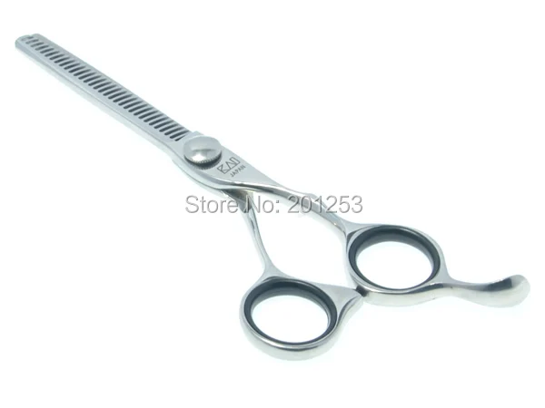 

6.0 Inch Kasho Hairdressing Thinning Scissors Japan 440c Hair Shears for Barber Salon Shop Hair Trimming Razors with bag LZS0278