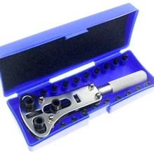 Watch Repair Tools Jaw Opening Watch Watchmakers Tools Stainless Steel Adjustable Waterproof Screw Watch Back Case Opener