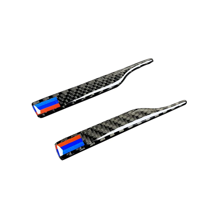 

For BMW 1 2 3 4 5 7 Series X3 X4 X5 X6 Carbon Fiber Rearview Mirror Anti-collision Bumper Strip Decor Cover Trim