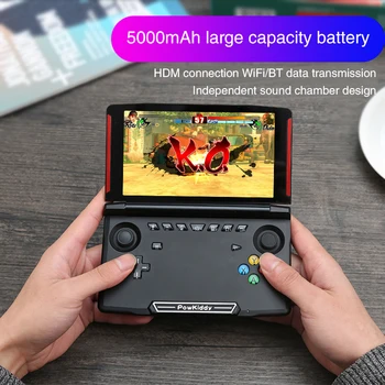 

For Powkiddy X18 Andriod Handheld Game Console 5.5 inch Touch Screen MTK8163 quad core 2G RAM 16G ROM Video Handheld Game Player