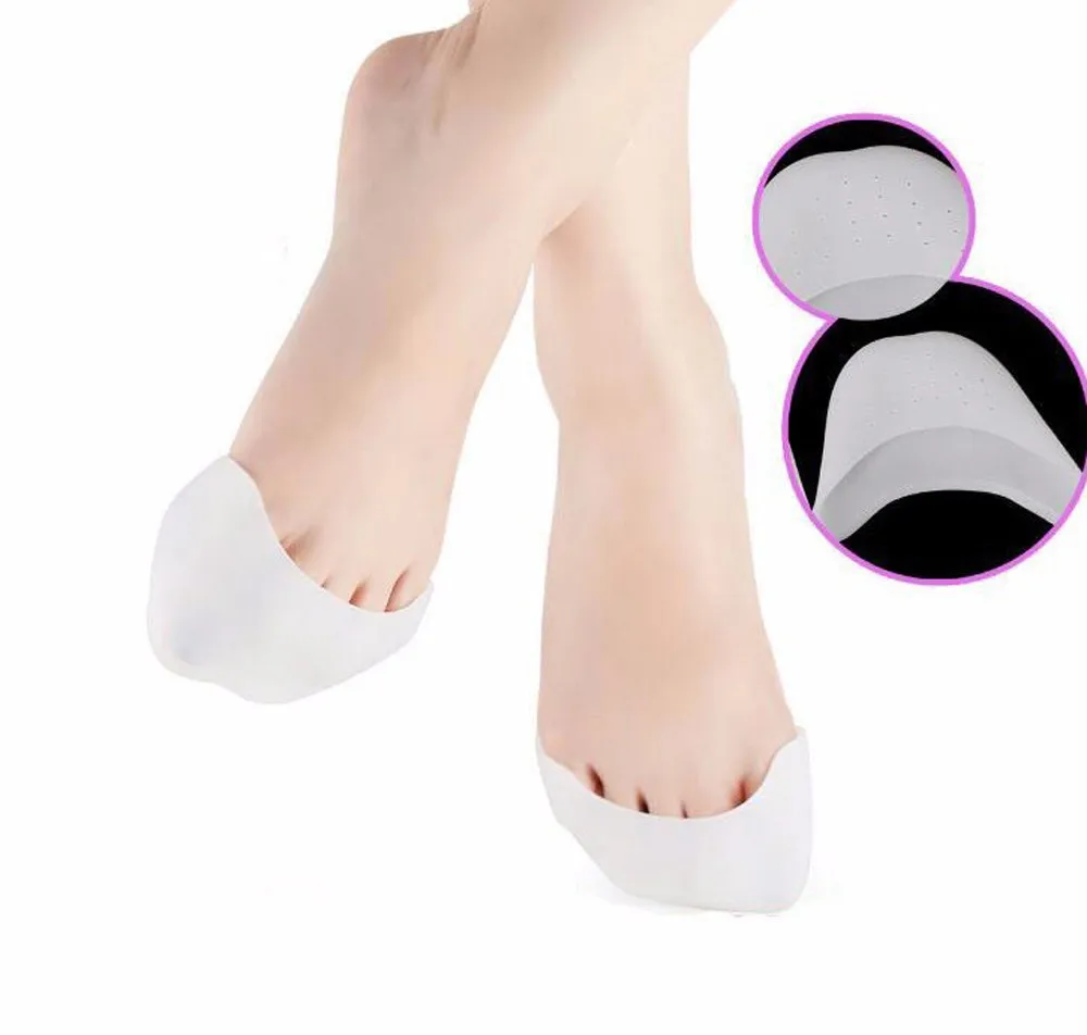 1Pair shoes cover Soft Silica Gel Ballet Dance Shoe Pads Cushions Toe