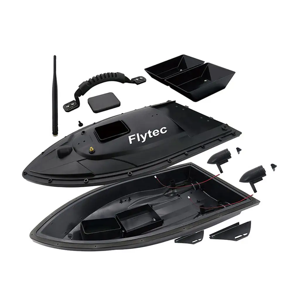 Flytec 2011-5 Fishing Tool Smart RC Bait Boat Digital Automatic Frequency Modulation Radio Remote Control Device Fishing 500M