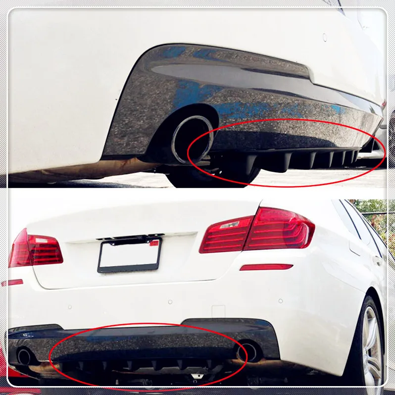

car Rear Lip air Diffuser Fin for Volkswagen VW polo passat b5 b6 CC golf jetta mk6 tiguan Gol Touran 1.4 Fox 1.2