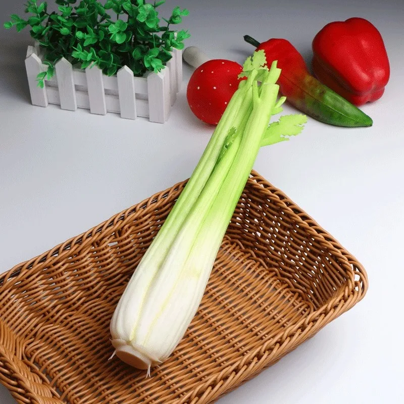 

PU Simulation Vegetable Fruit Celery Celery Parsley Feel Green Vegetable Cabinet Display Model