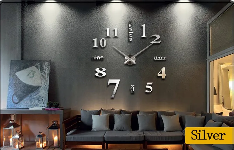 Украшение дома кварцевые большие настенные часы современный дизайн 3D DIY большие декоративные настенные часы настенные уникальный подарок оптом цена
