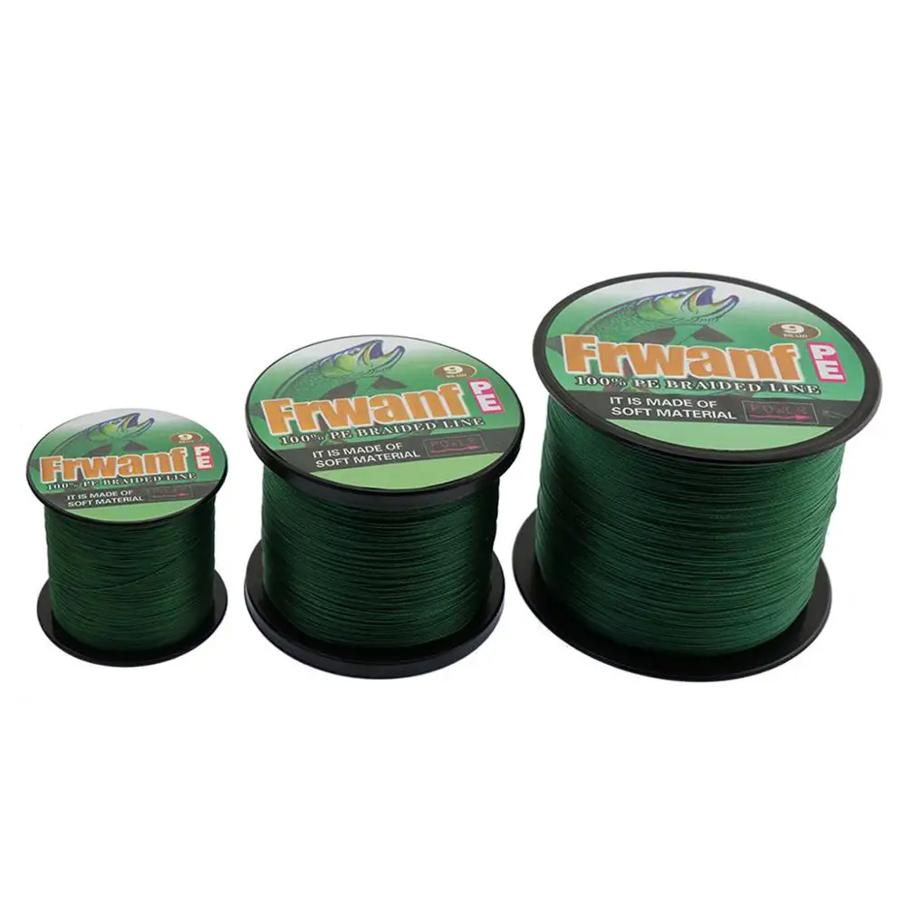 

Frwanf 9 Strands Japan Multifilament Line 1000M 1096Yds Braided Cord for Fishing Equipment 15-300LB wires weaves sea 0.14-1.0mm