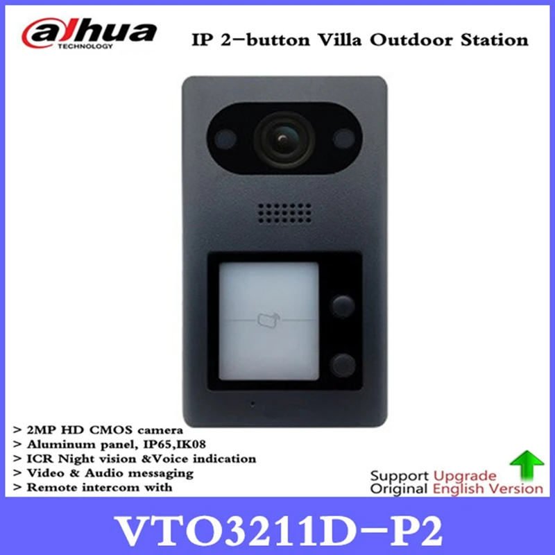 

DH VTO3211D-P2 PoE(802.3af) IP Metal Villa Outdoor Station intercom Video Door Phone Free shipping