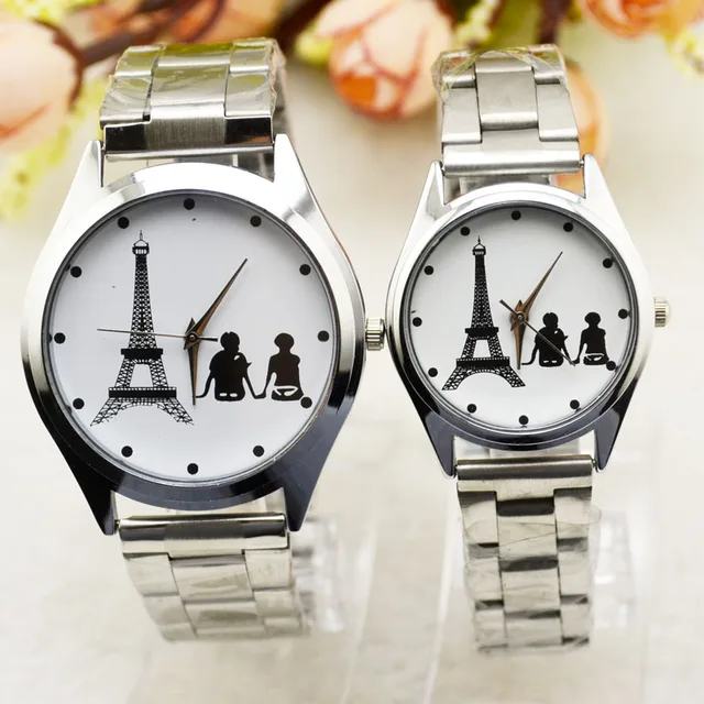Korean version of steel band lovers watch manufacturers watches men and women ta Korean version of steel band lovers watch manufacturers watches men and women ta