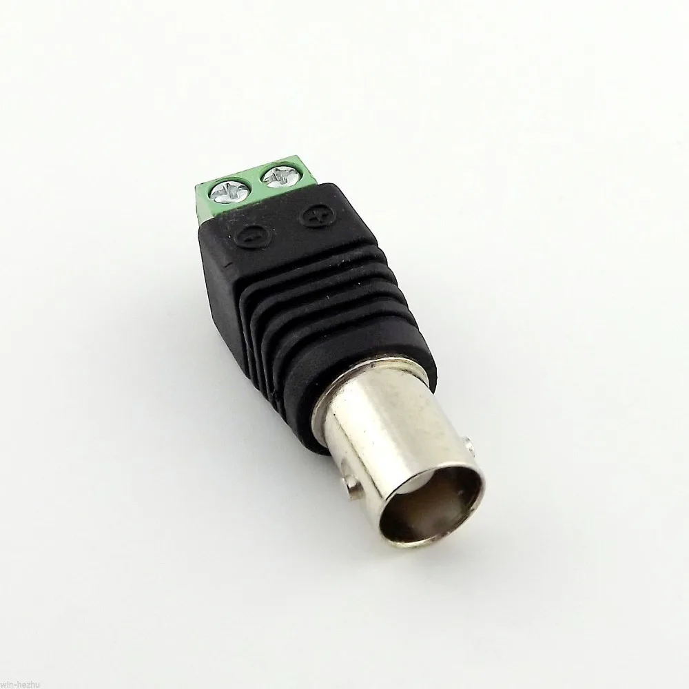 

2pcs Coax CAT5 To CCTV Coaxial Camera BNC Female Jack Video Balun Connector New