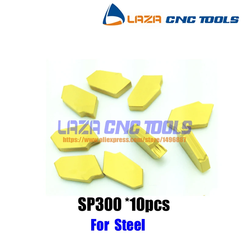 

Free Shipping 10pcs SP300 Carbide Parting off Tips,Tungsten Carbide Inserts, cutting Insert for Parting Blades SPB26-3/SPB32-3