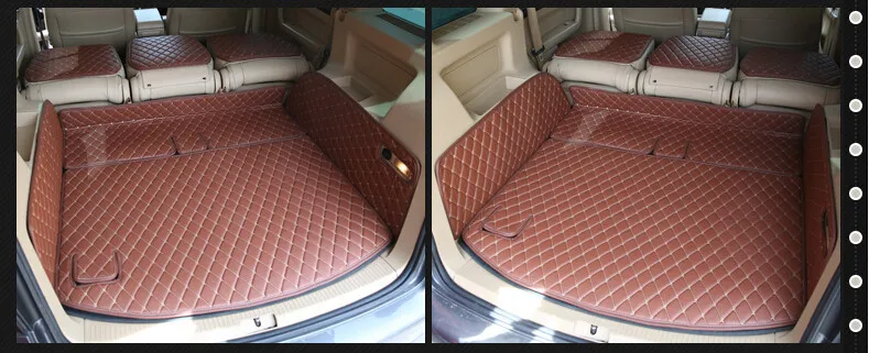 Chowtoto коврики для багажника Volkswagen Touran Tiguan TOUAREG, sharan прочные водонепроницаемые коврики для багажа для Touran автомобильный Стайлинг коврик для багажника