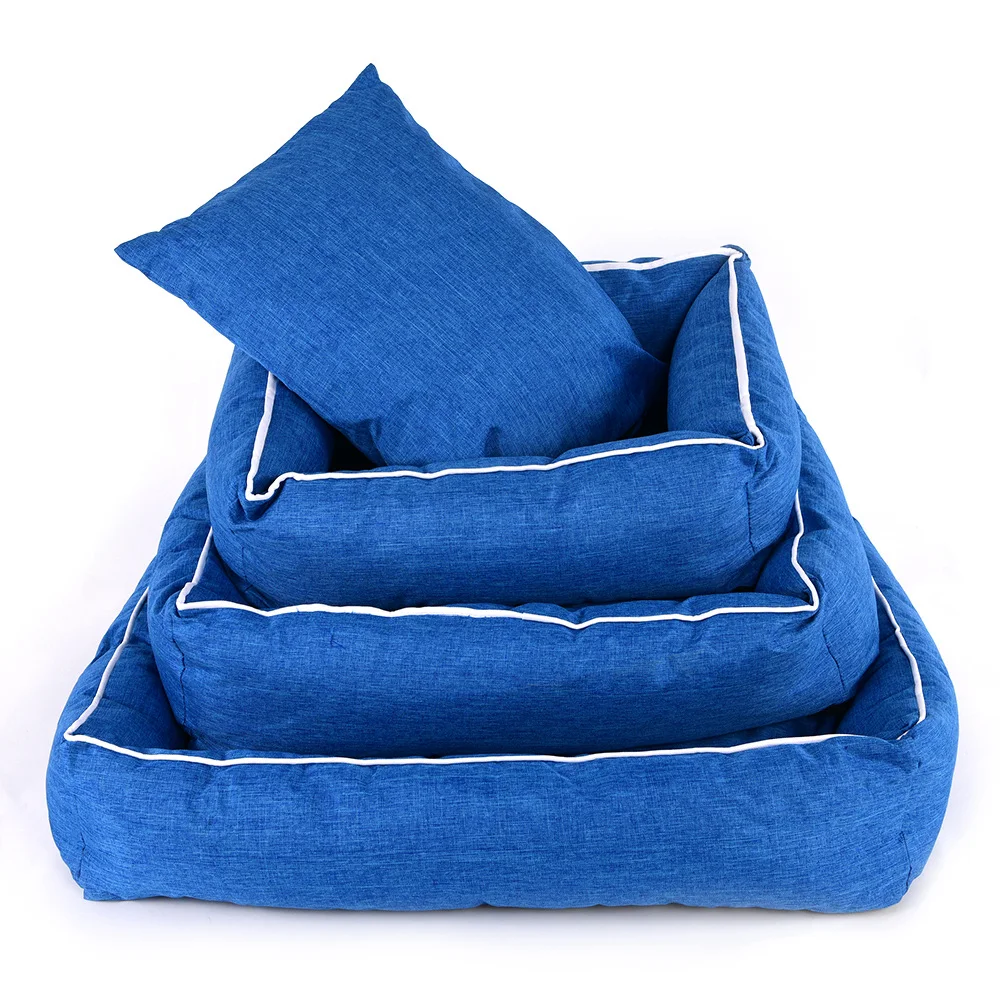 Bed For Dogs Cats Bench For Dogs Puppy House Lounger Warm Winter Pet Bed Square Bed For Small Medium Dogs Cats Pet Products  (2)