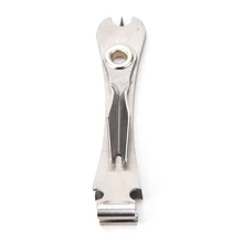 Нержавеющая сталь Fly Рыбалка Нипер с инструмент связывания узлов лески кусачки 6,5 см рыболовный связывающий инструмент 1 шт