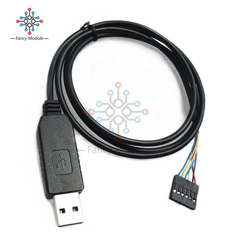 

6Pin FTDI FT232RL USB to Serial Adapter Module USB TO TTL RS232 Cable