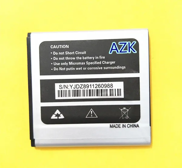 AZK высококачественный D303 1300mAh литий-ионный аккумулятор для Micromax D303 мобильного телефона+ код отслеживания