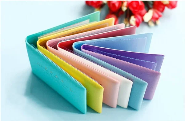 

Candy Color Auto Driver License Bag PU Leather on Cover for Car Driving Documents Card Holder Purse Wallet Case