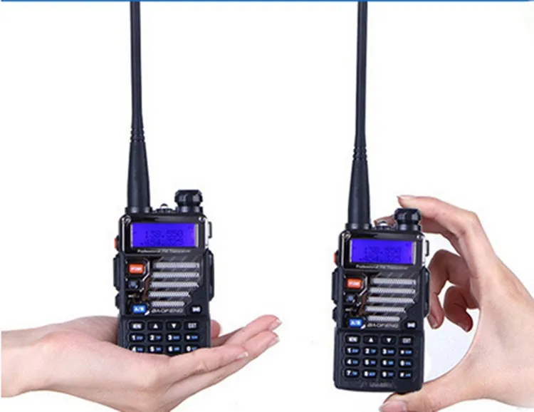 2pcs Pofung Baofeng Walkie Talkie Two Way Radio Vhf Uhf Dual Band FM VOX 128CH  Radio Communicator For Baofeng Uv 5re Plus 5w (3)