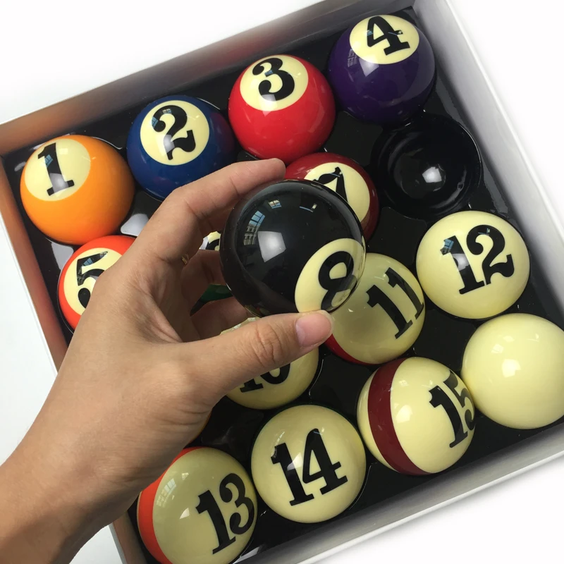 big NO inside design 57.2mm Billiards Pool balls High quality Phenolic Resin Pool complete set balls Billiards accessories
