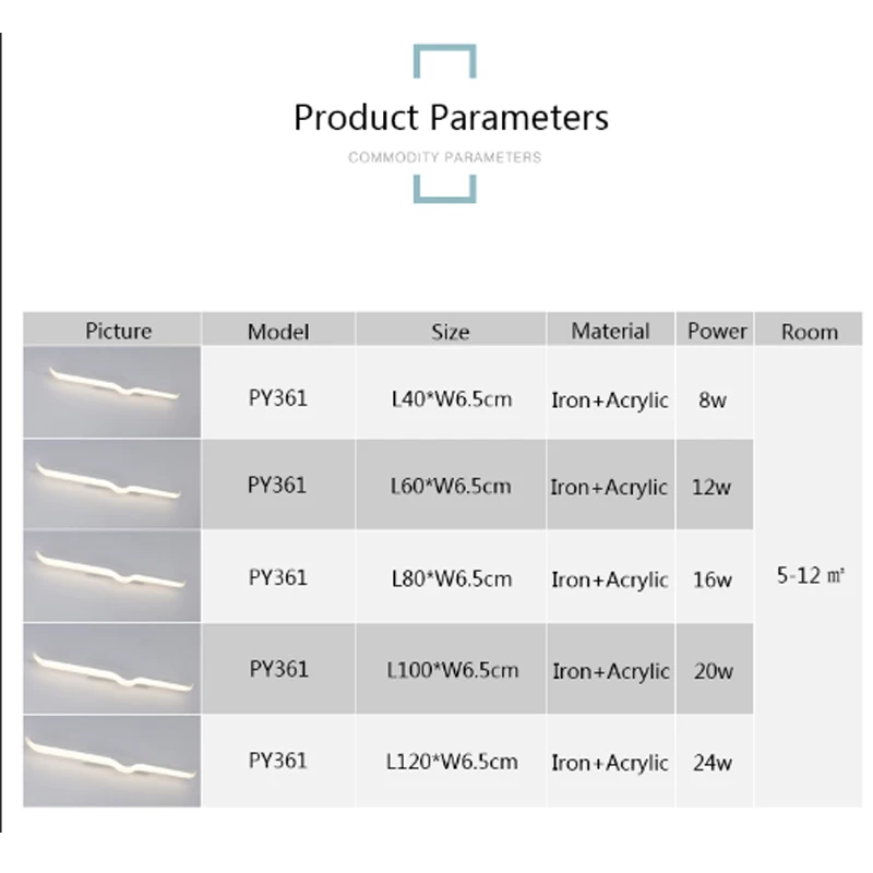 أوميكرون الحديثة الحديد LED بساطتها مرآة الجبهة ضوء الحمام جدار أضواء الغرور المرحاض الحائط الشمعدانات تركيبة إضاءة