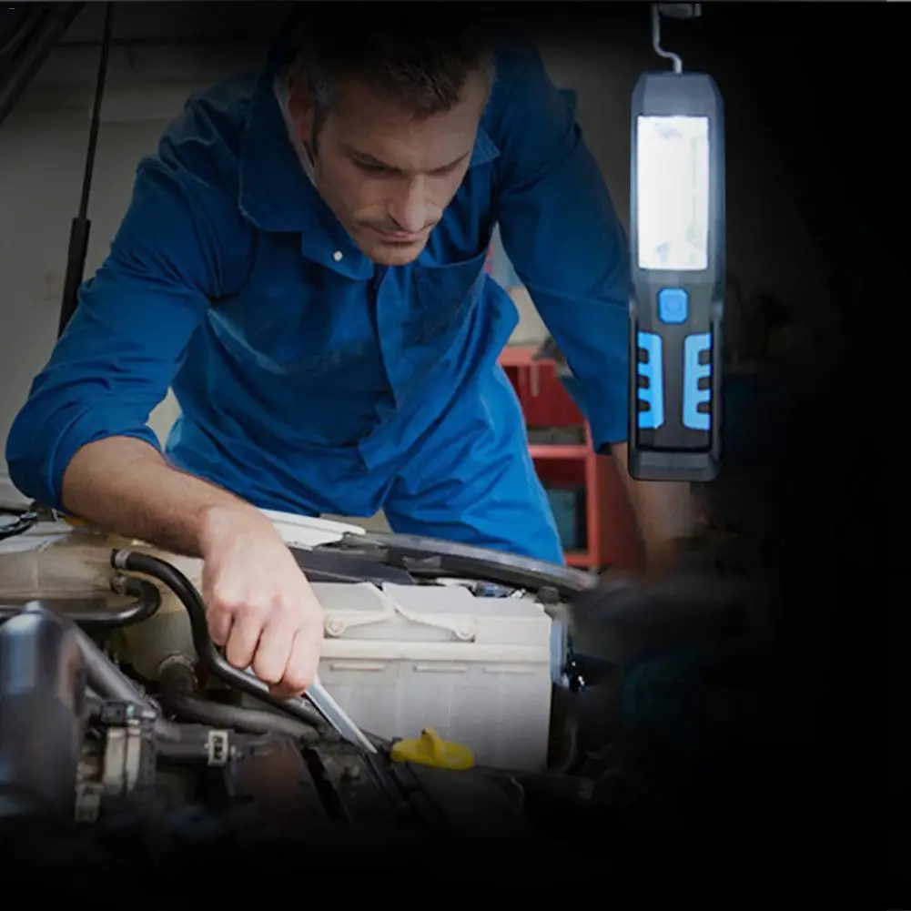 Portable Car Repair LED Work Light USB Rechargeable COB+LED Work Light