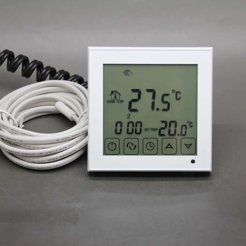 TDS23-EP 16А термостат для подогрева пола комнатный регулятор температуры цифровой электрический терморегулятор программируемый термостат