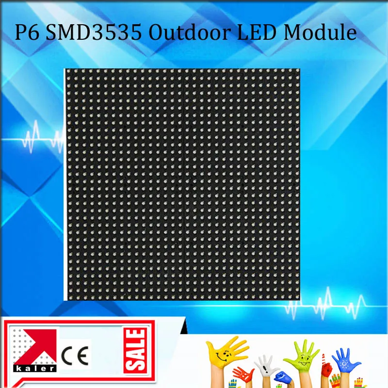 

TEEHO 9pcs/lot P6 outdoor led display panel 192*192mm 1/8 scan Hub75 SMD3535 led display modules p6 outdoor