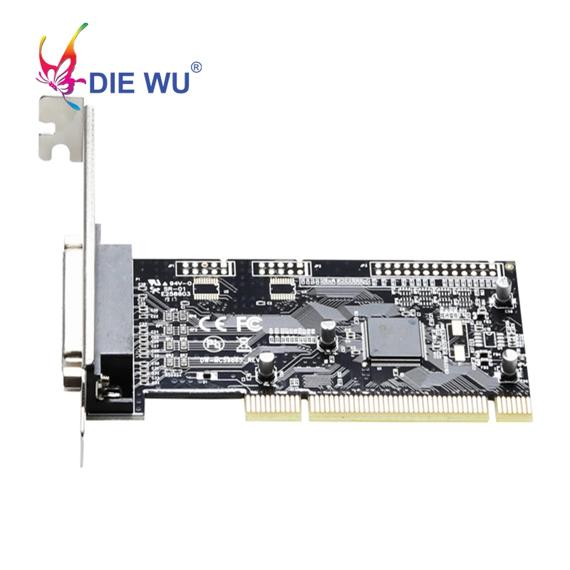 Плата расширения DIEWU PCI с параллельным портом контроллер в DB25 карта конвертера ASIX