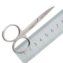 Бровей Триммер для стрижки волос Красота косметические средства для ногтей Ножницы из нержавеющей стали прямые ножницы уход за лицом отделка Пинцет Ножницы для макияжа инструмент