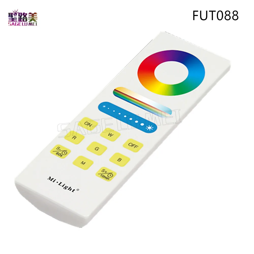 Mi. light FUT045 RGB + CCT светодиодный ленты контроллер DC12V-24V 2,4G Беспроводной WI-FI Smart Панель дистанционного диммер выключить свет ti mi нг